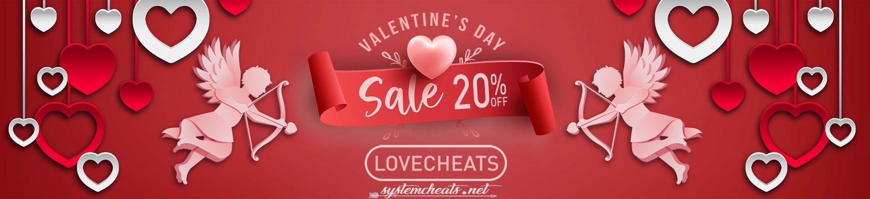 Valentine’s Sale 20% Discount! (Expired)